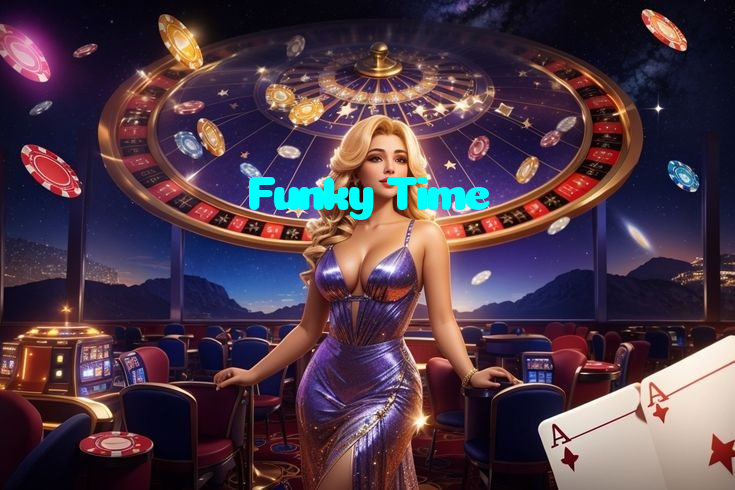 Funky Time casino presented on mobile device in Pakistan with slots and live games